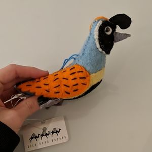 Wool quail ornament purchased @ botanical garden